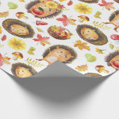Igel Geschenkpapier (Ecke)