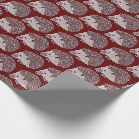 Igel Geschenkpapier (Ecke)