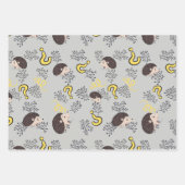 Igel Geschenkpapier Set (Vorderseite 3)