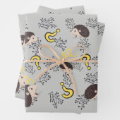 Igel Geschenkpapier Set (Beispiel)