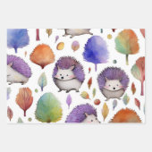 Igel Geschenkpapier Set (Vorderseite)