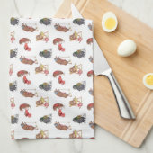 Igel Geschirrtuch (Viertel Falte)