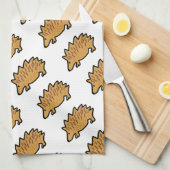 Igel Geschirrtuch (Viertel Falte)