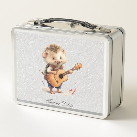 Igel Gitarre Metal Lunch Box (Rückseite)