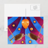 Igel Glück Postkarte (Vorne/Hinten)