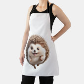 Igel glücklich Spielspass Springen in die Luft Fre Schürze (InSitu)