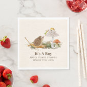 Igel Grasshopper Pilz-Zimmer Woodland Babydusche Serviette (Beispiel)