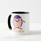 Igel, gratis Schläger Tasse (Vorderseite Links)