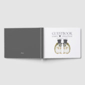 Igel Grooms Niedlich Gay Couple Wedding Gästebuch (Voll)