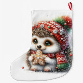 Igel Großer Weihnachtsstrumpf (Rückseite)