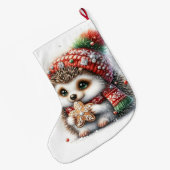 Igel Großer Weihnachtsstrumpf (Rückseite (Hängend))