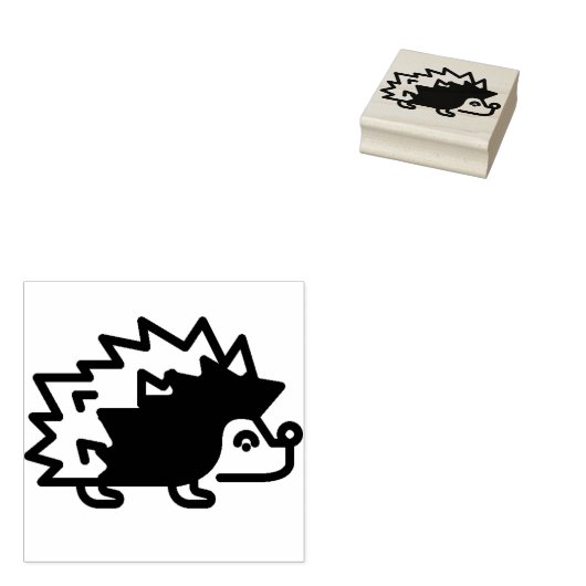 Igel Gummistempel (Stempel)