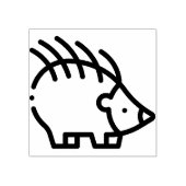 Igel Gummistempel (Prägung)