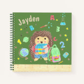 Igel-Handschriftenübung Notizblock (Vorderseite)