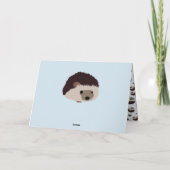 Igel Happy Birthday Card Karte (Rückseite)