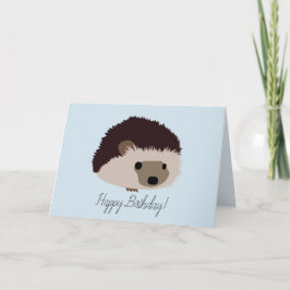 Igel Happy Birthday Card Karte