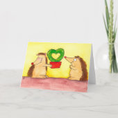Igel Heart Cactus von Nicole Janes Karte (Vorderseite)