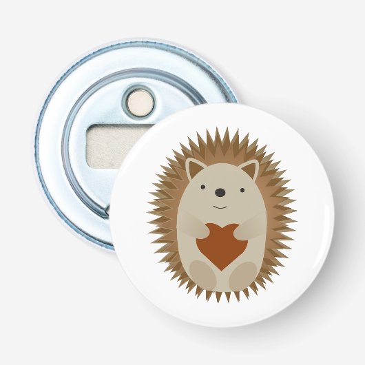 Igel Heart Flaschenöffner (Vorderseite)