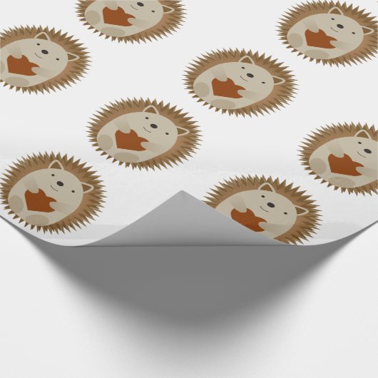 Igel Heart Geschenkpapier (Ecke)