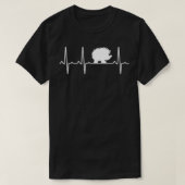 Igel Heartbeat Geschenk für Männer Frauen Rodent A T-Shirt (Design vorne)