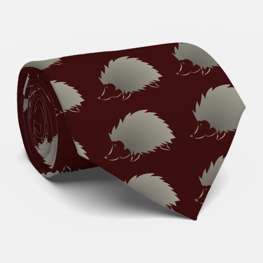 Igel hedgehog krawatte (Gerollt)
