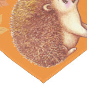 Igel Herbst Erntedank verlassen Kurzer Tischläufer (Ecke)