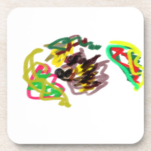 Igel Herbst Getränkeuntersetzer (Vorderseite)