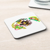 Igel Herbst Getränkeuntersetzer (Linke Seite)