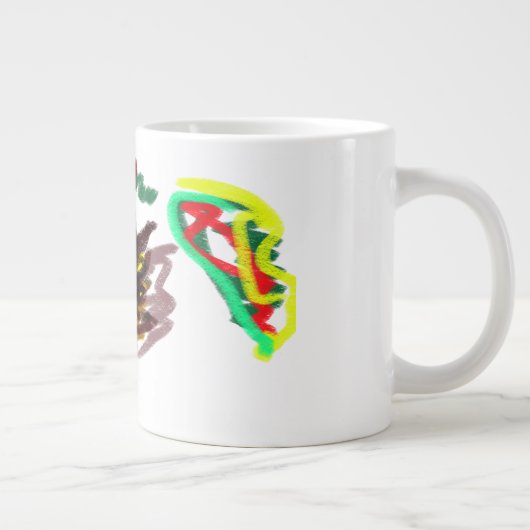 Igel Herbst Jumbo-Tasse (Rechts)