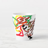 Igel Herbst Milchtasse (Vorderseite)