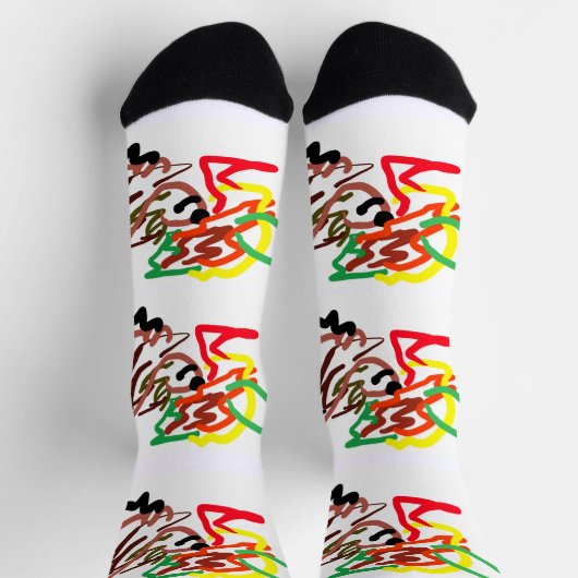 Igel Herbst Socken (Oben)