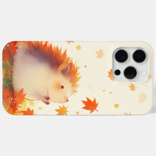 Igel Herbstspass Case-Mate iPhone Hülle (Rückseite (Horizontal))