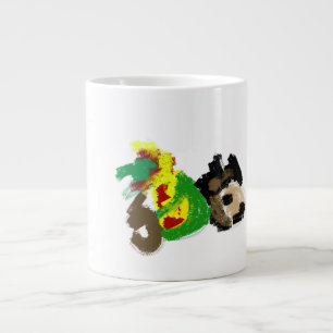 Igel Herbstspiel schön Jumbo-Tasse
