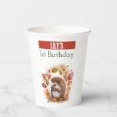 Igel Herbstvibes - 1. Pappbecher (Vorderseite)