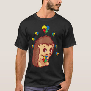 Igel-Herz-Puzzleteil Autismus-Bewusstsein Jungen  T-Shirt