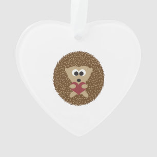 Igel Herzumarmung Ornament