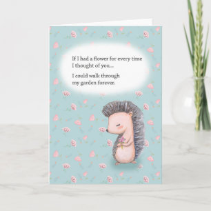 Igel I Liebe Sie Jubiläum Valentinstag Karte