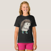 Igel Ice Skaten Ice Skate T-Shirt (Vorne ganz)
