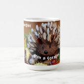 Igel, ich bin ein Faulenzer Kaffeetasse (Mittel)