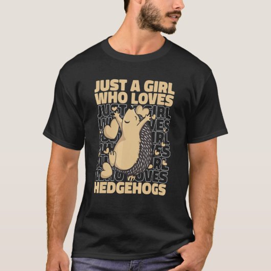 Igel Igel Stacheliges Ferkel T-Shirt (Vorderseite)