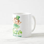 Igel Igelin Gráinneog Happy St. Patricks Day Kaffeetasse (VorderseiteRechts)