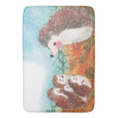 Igel Illustration Badematte (Vorderseite Vertikal)