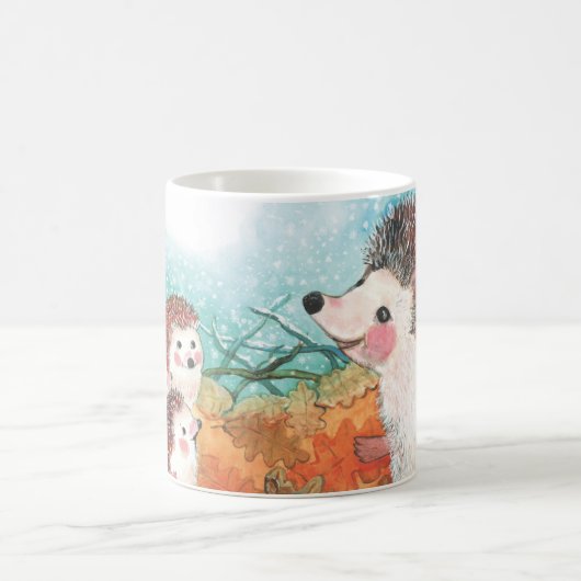 Igel Illustration Kaffeetasse (Mittel)