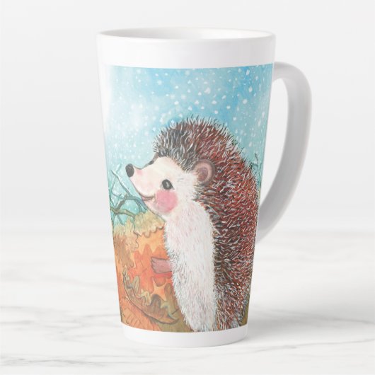 Igel Illustration Milchtasse (Rechte Ecke)