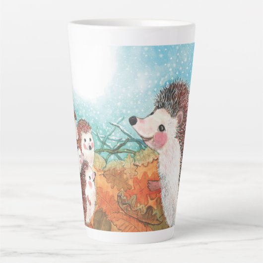 Igel Illustration Milchtasse (Vorderseite)