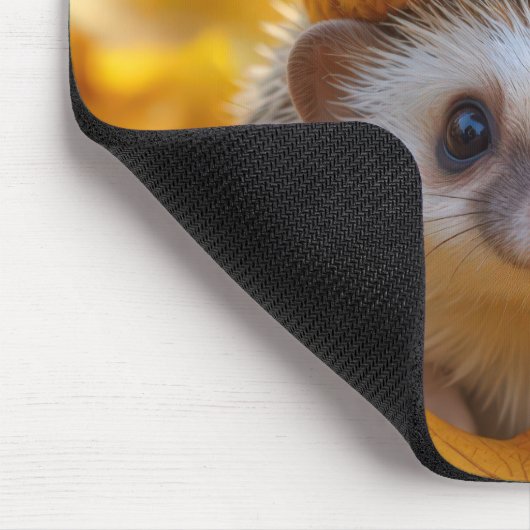 Igel im Herbst Mousepad (Ecke)