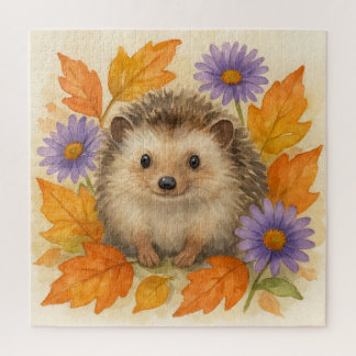Igel im Herbst Puzzle