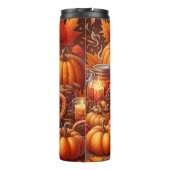 Igel im Herbst Teacup Thermosbecher (Rückseite)