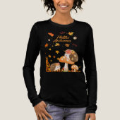 Igel im Herbstumfeld Tri-Blend Shirt (Vorderseite)