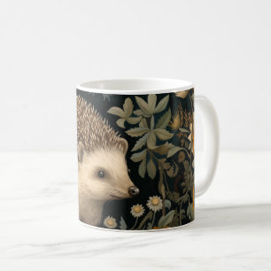 Igel im Wald William Morris-Stil Kaffeetasse
